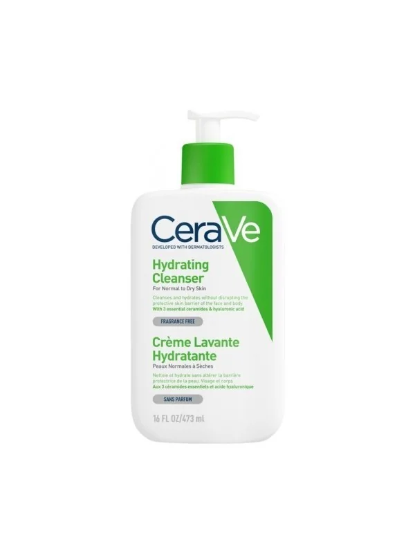 CERAVE CRÈME LAVANTE HYDRATANTE 473 ML