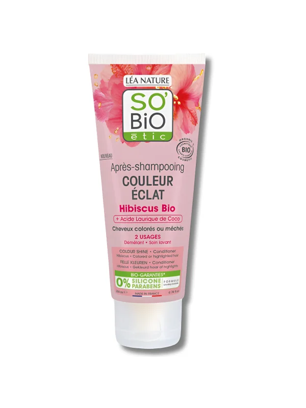 SOBIO - APRES SHAMPOING CHEVEUX COLORES 200ML