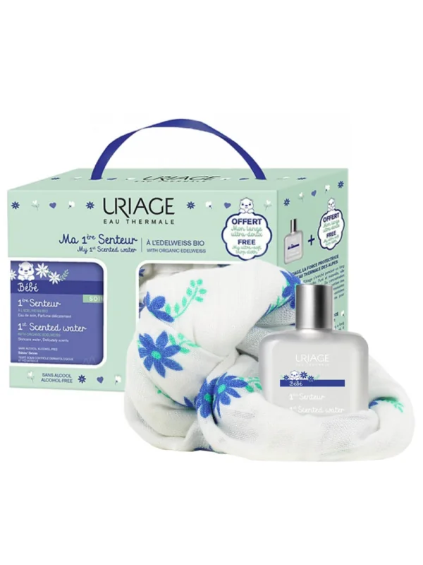 URIAGE COFFRET MA 1ERE SENTEUR EAU DE SOIN + LANGE ULTRA DOUX