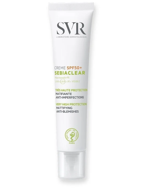 SVR SEBIACLEAR ECRAN CREME SPF50 MATIFIANTE ANTI-IMPERFECTIONS