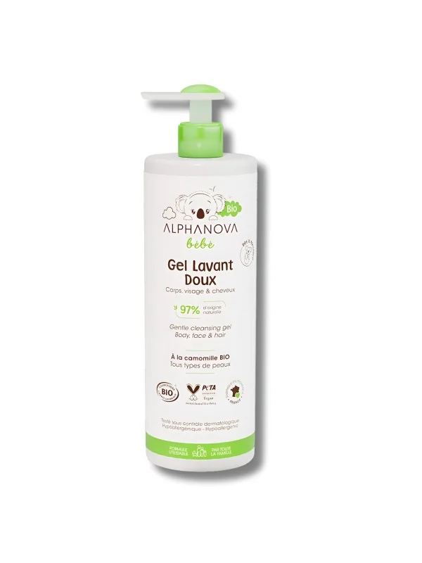 ALPHANOVA - GEL LAVANT DOUX BEBE 400ML