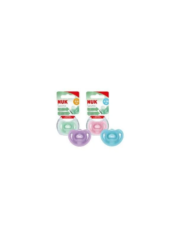 NUK SUCETTE SENSITIVE AVEC BOITE 0-6M