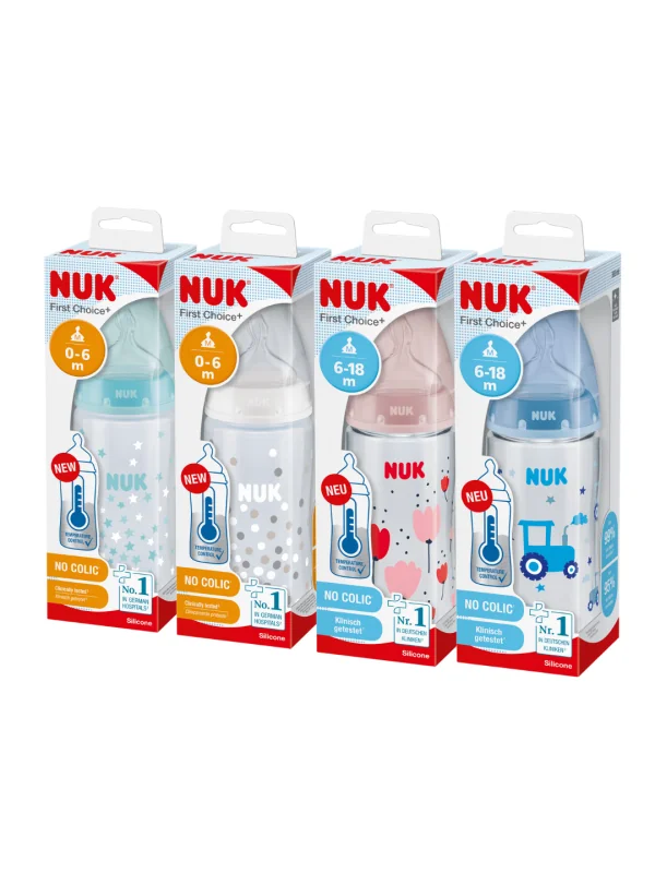 NUK BIBERON 0-6 M TEMPERATURE 300 ML