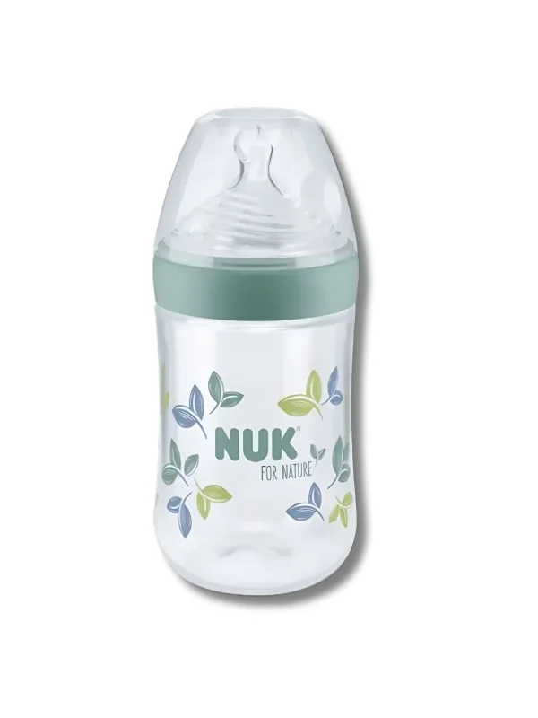 NUK FOR NATURE - BIBERON AVEC TEMPERATURE CONTROL +0MOIS 260ML