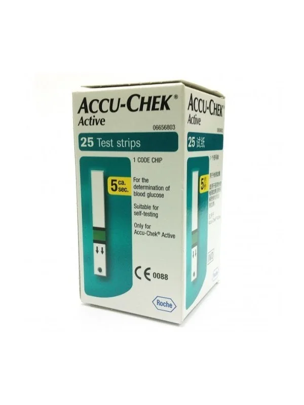 accu chek active bandelettes 25