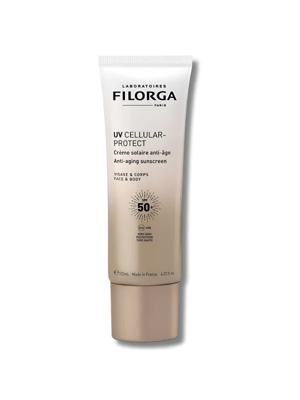 FILORGA UV CELLULAR-PROTECT - CRÈME SOLAIRE ANTI-ÂGE VISAGE CORPS SPF50+ 125ML