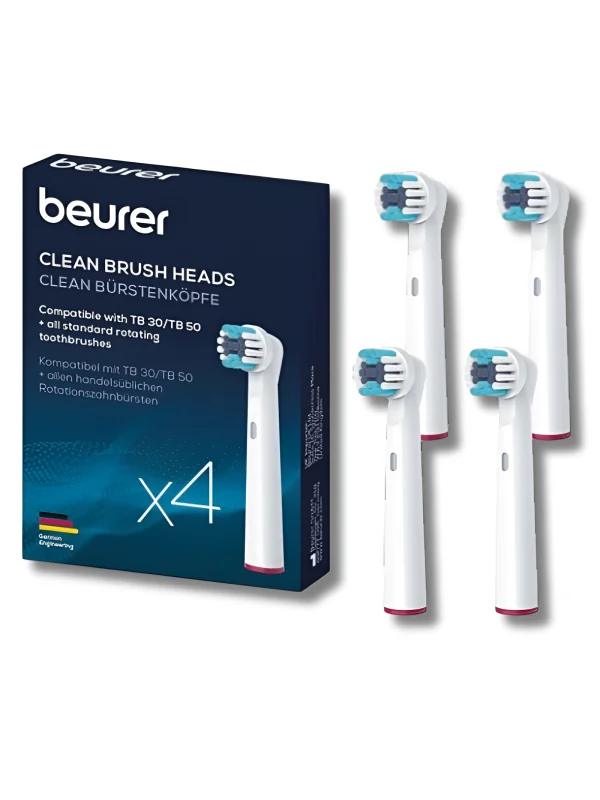 BEURER - TETES DE BROSSETTES CLEAN 4 PIECES