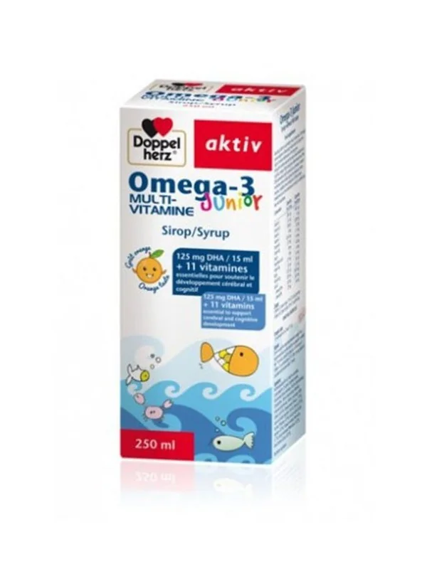 Doppel herz AKTIV Omega 3 junior multi-vitamine 250ml