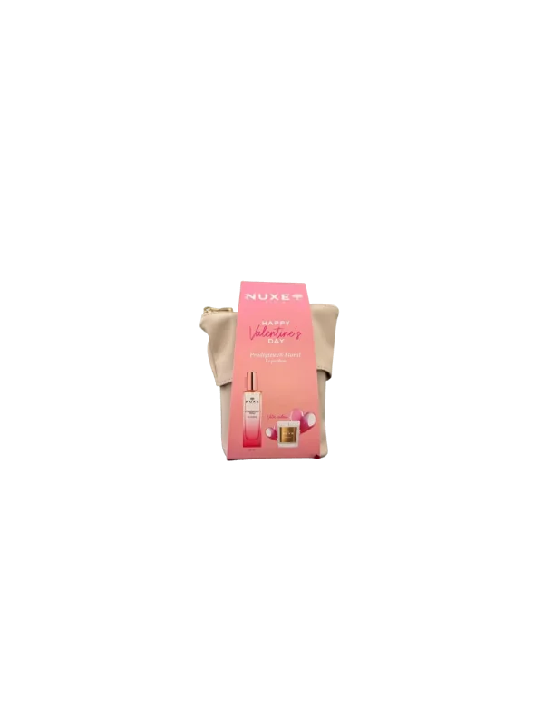 COFFRET NUXE - PARFUM PRODIGIEUX FLORAL 50ML + BOUGIE PARFUMEE OFFERTE + TROUSSE OFFERTE