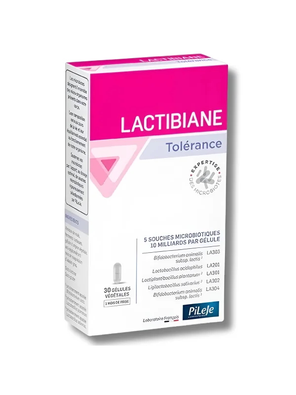 PILEJE - LACTIBIANE TOLERANCE 30 GELULES