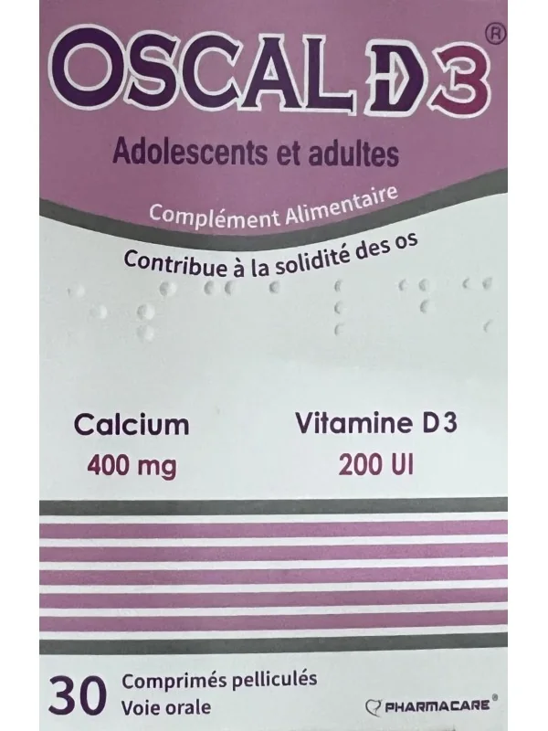 PHARMACARE OSCAL D3 BT30