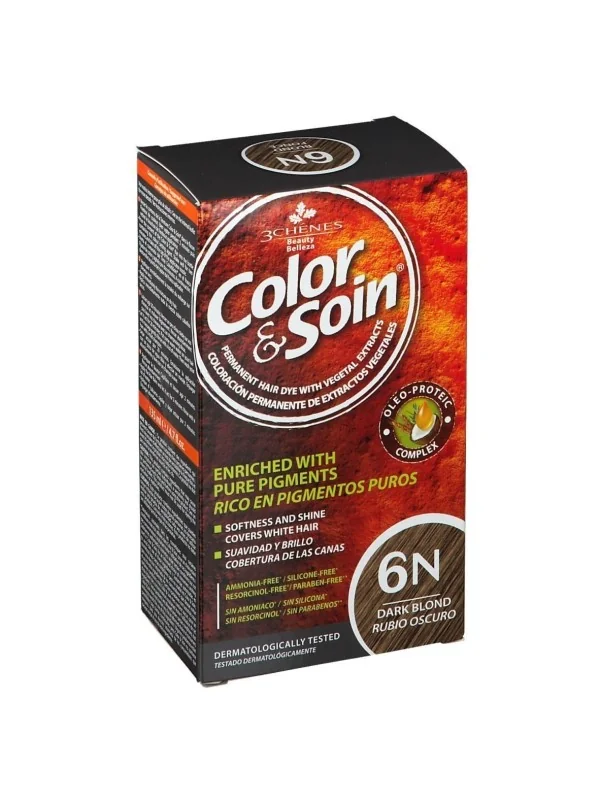 color soin blond fonce 6n coloration permanente