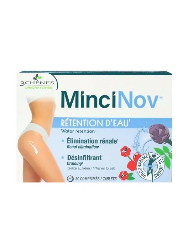 3 CHENES ANTI-EAU DESINFILTRANT ET AMINCISSANT 30 COMPRIMES
