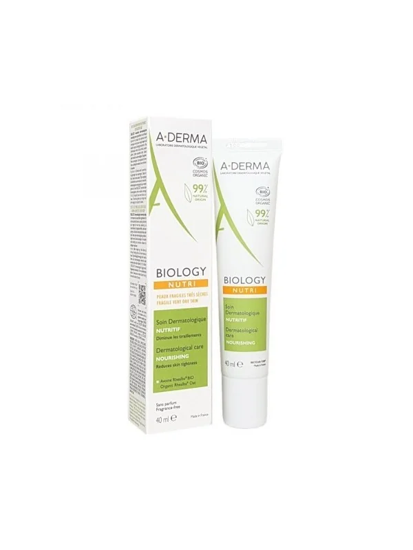 A-DERMA BIOLOGY NUTRI SOIN NUTRITIF PEAUX FRAGILES TRES SECHES 40ML