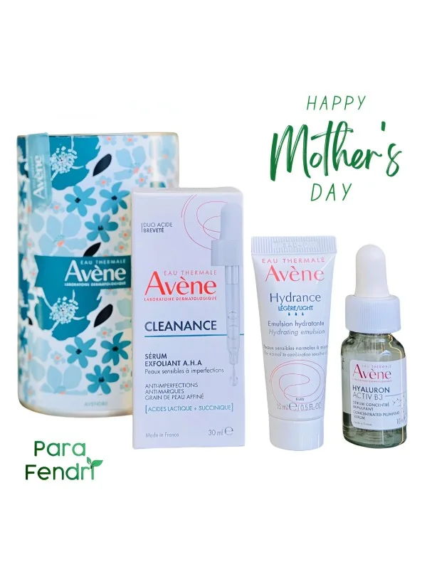 AVENE - COFFRET ANTI IMPERFECTIONS : SERUM EXFOLIANT 30ML + EMULSION HYDRATANTE 25ML ET HYALURON ACTIV B3 10ML OFFERTS