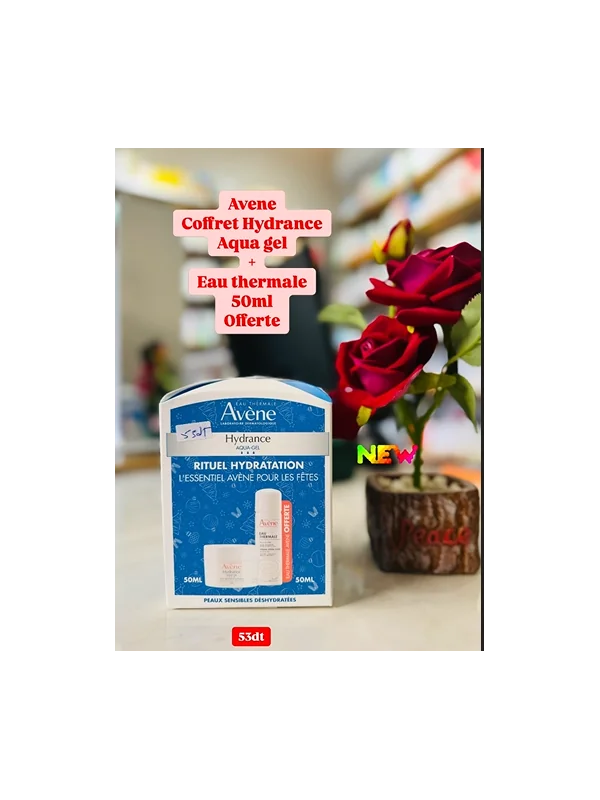 COFFRET AVENE HYDRANCE AQUA GEL + EAU THERMALE 50ML OFFERTE