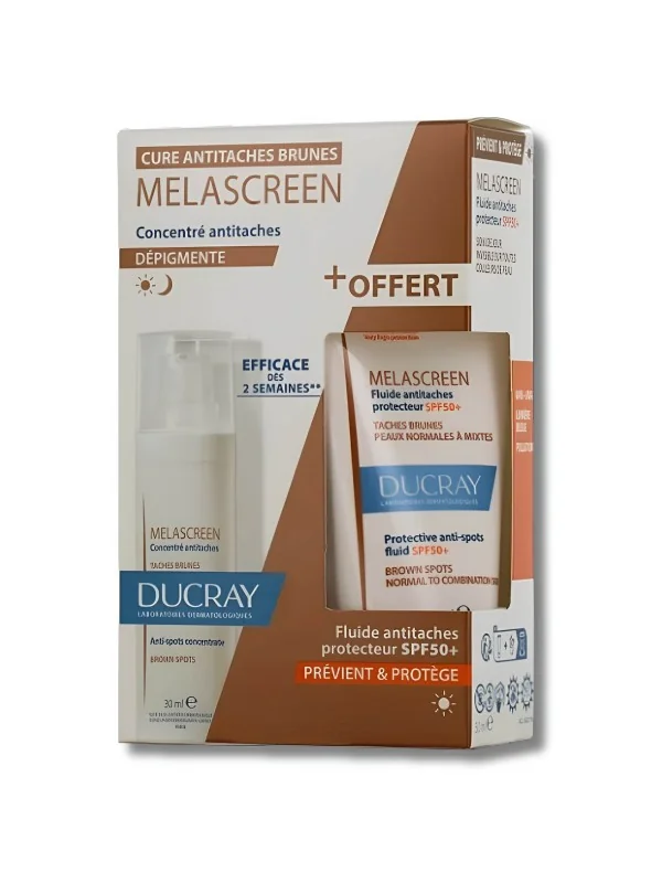 DUCRAY - PACK MELASCREEN CONCENTRÉ ANTI-TÂCHES + FLUIDE SPF50+ OFFERT