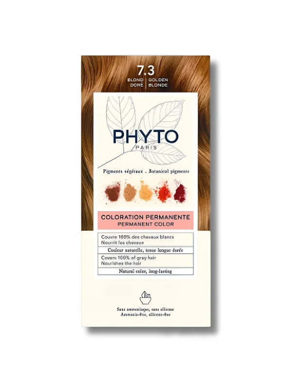 PHYTO PHYTOCOLOR - COLORATION PERMANENTE BLOND DORE 7.3