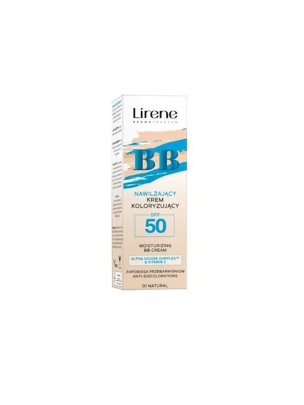 LIRENE BB moisturizing cream, SPF50, 01 Natural (30 ml)