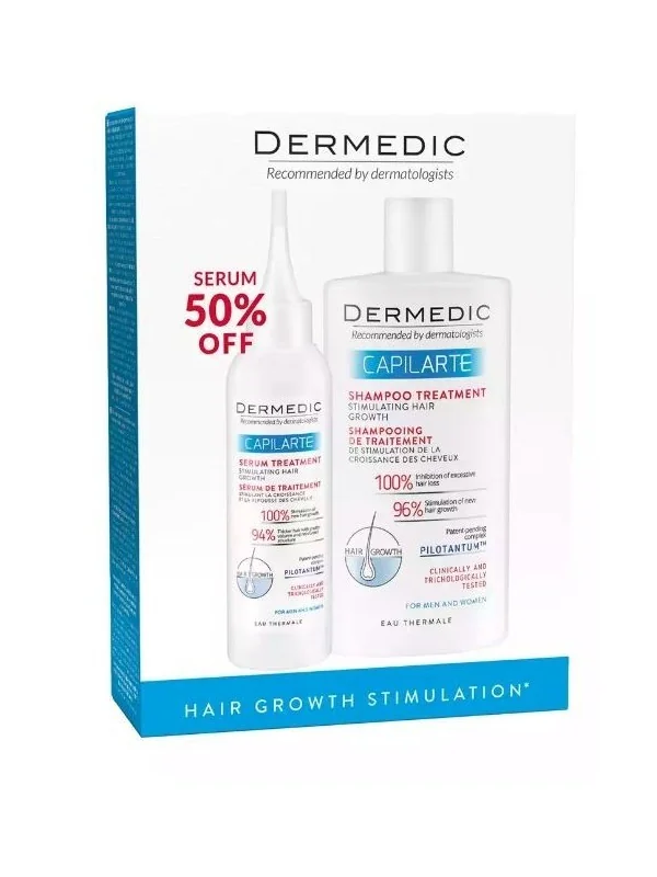 COFFRET DERMEDIC CAPILARTE ANTI CHUTE SHAMPOOING+SERUM (-50%)