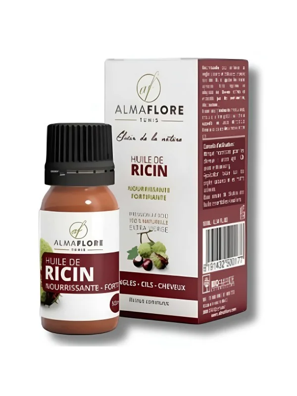 ALMAFLORE - HUILE DE RICIN BIO 10ML