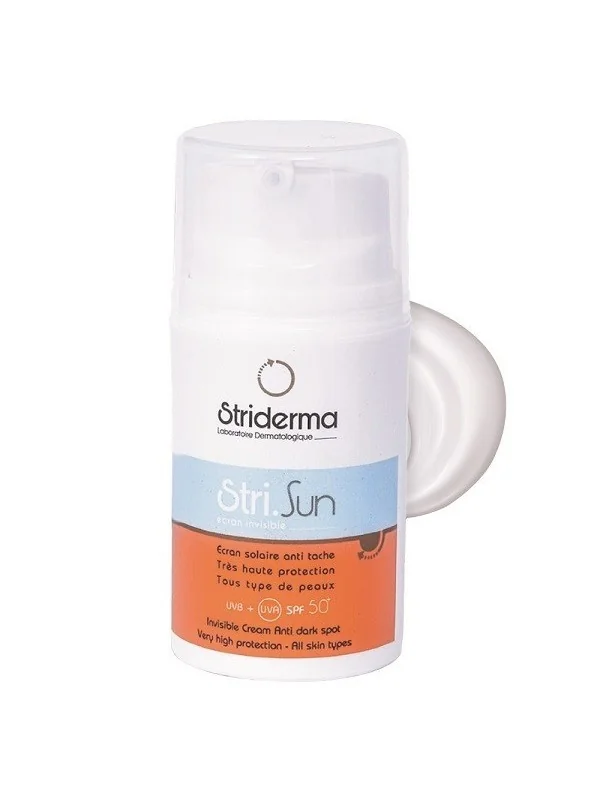STRIDERMA STRI SUN Écran solaire invisible SPF 50+ tout type de peaux Anti tâche 50 ML