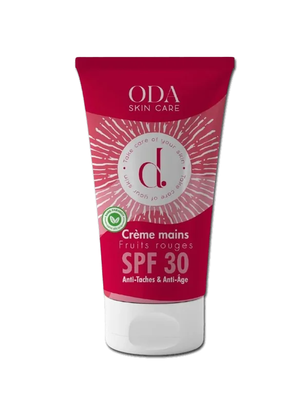 ODA - CREME MAINS SPF 30 FRUITS ROUGES 50ML