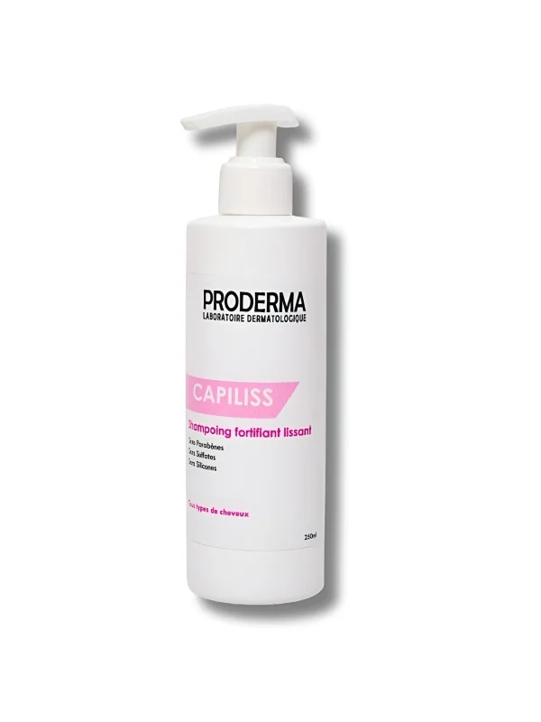 PRODERMA CAPILISS - SHAMPOING FORTIFIANT LISSANT TOUS TYPES DE CHEVEUX 250ML