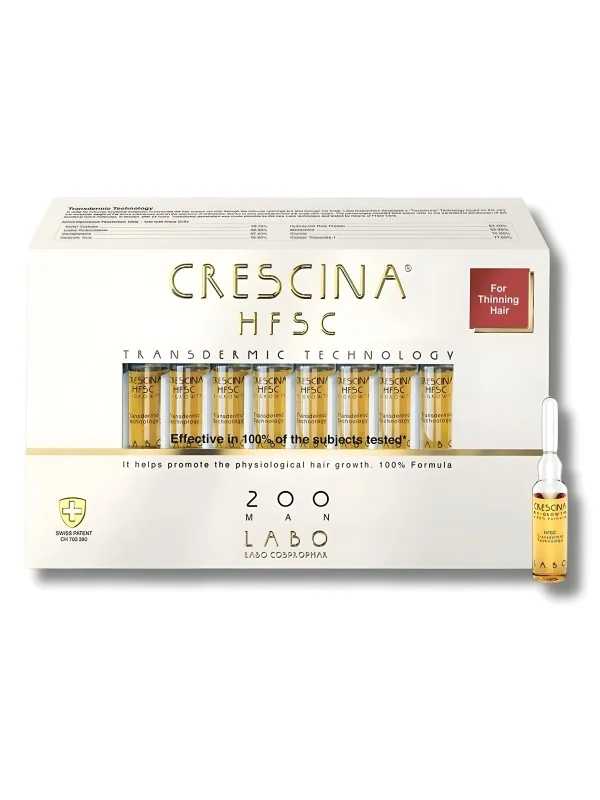 CRESCINA HFSC 200 HOMME 20 AMPOULES