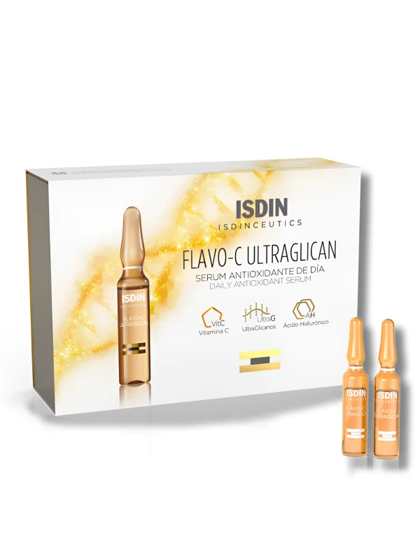 ISDIN ISDINCEUTICS - FLAVO-C ULTRAGLICAN ANTIOXYDANT ET HYDRATANT 30 UNIDOSES DE 2ML