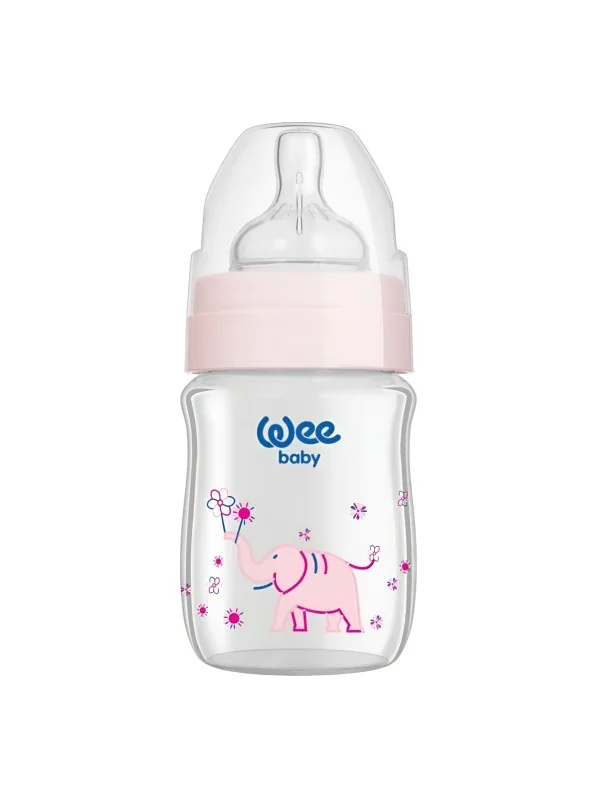 WEE BABY CLASSIC PLUS - BIBERON COL LARGE EN VERRE 150ML 0-6MOIS