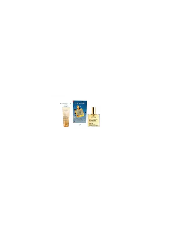 NUXE COFFRET HUILE PROIGIEUSE 100ML + HUILE DOUCHE OFFERTE 100ML