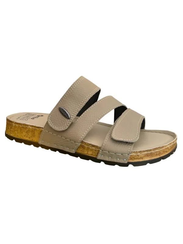 ORTHO CLAQ - CLAQUETTES ORTHOPEDIQUES BEIGES AVEC ATTACHES